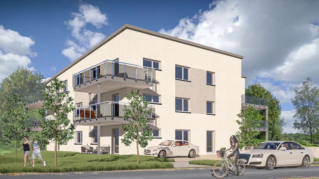 Immobilie in Ilshofen - Neubau 3-Zimmer-Wohnung mit Terrasse - Bild 1