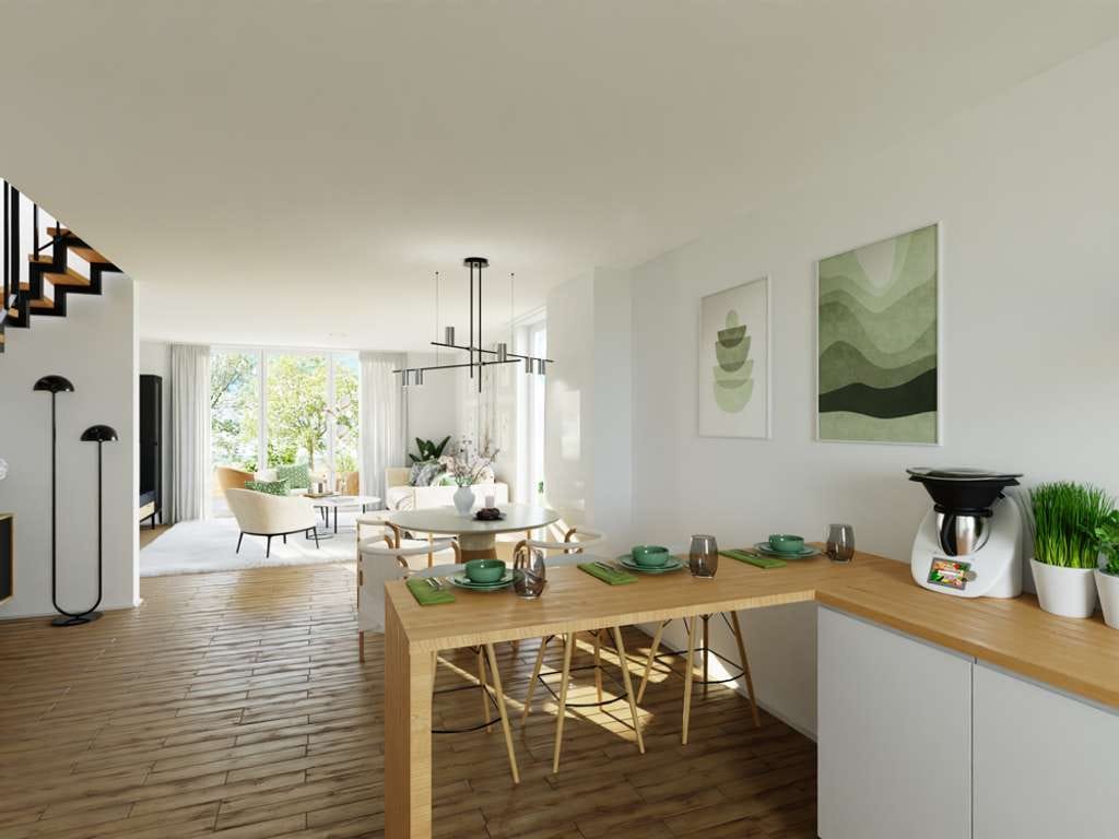 Immobilie in Weil - KfW40-NH-Reihenhaus mit 141 m² – nachhaltig & modern, Einzug Dez. 2026 in Weil-Petzenhausen - Bild 4