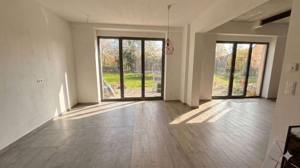 Immobilie in Elstertrebnitz - Historisch und modernisiert - Reihenhaus mit Loftpotenzial in ehemaliger Scheune in Elstertrebnitz - Bild 3