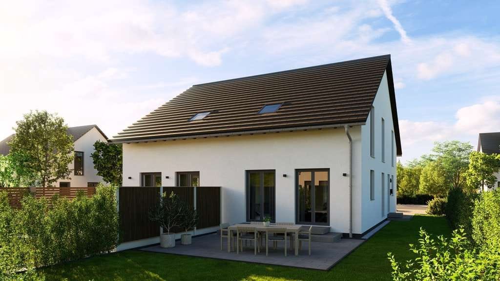 Immobilie in Genderkingen - 2x 50%  DeinMaxHaus 283S schlüsselfertig inkl. Grundstück - Bild 1