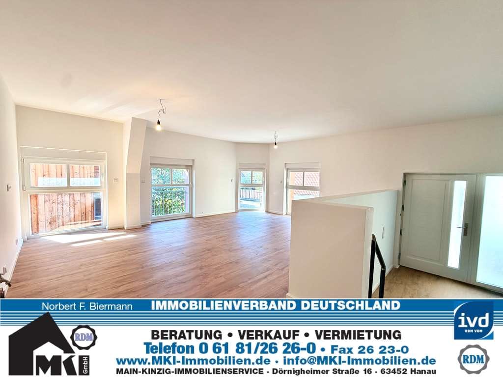 Immobilie in Hasselroth - Hochparterre-Maisonettewohnung - Erstbezug in Hasselroth-Neuenhaßlau - Bild 0
