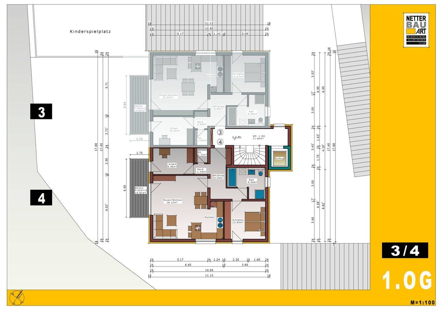 Immobilie in Solnhofen - Wohnung 4, 1. Obergeschoss - Bild 1