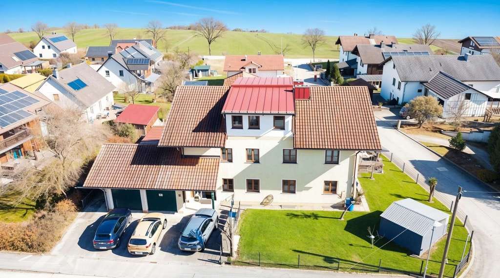 Immobilie in Tittmoning - Renoviertes Mehrfamilienhaus mit alter Schreinerei - sonnig & ruhig - 4 Garagen - Tittmoning - Bild 1