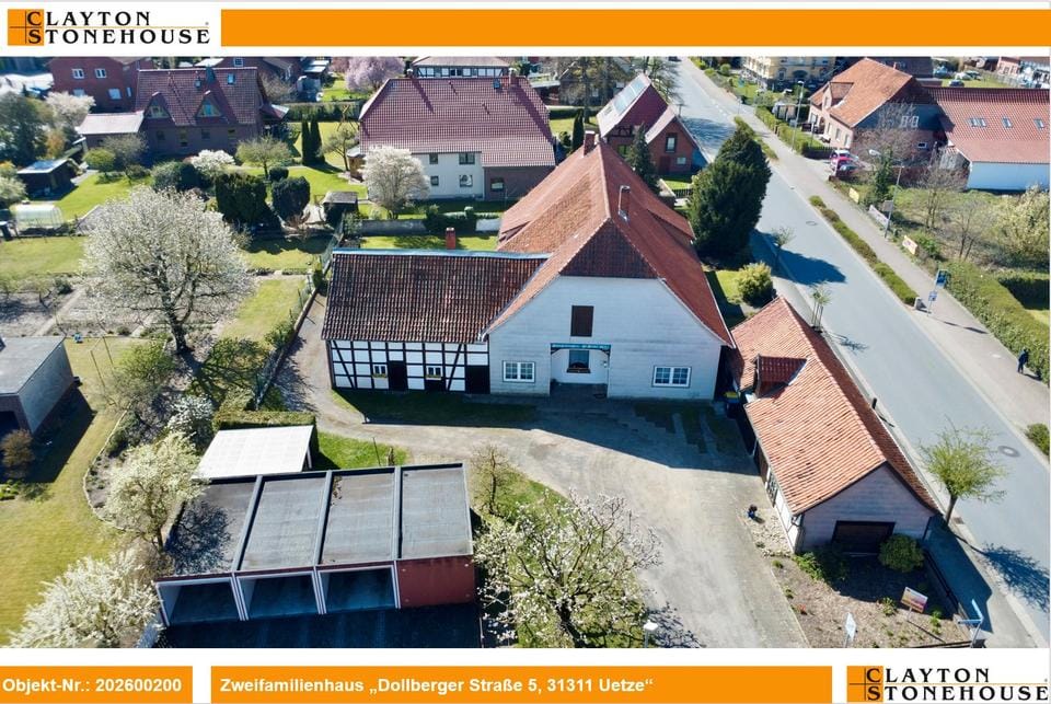 Immobilie in Uetze - Fachwerkhaus von 1863 - Dorfzentrum - Bild 0