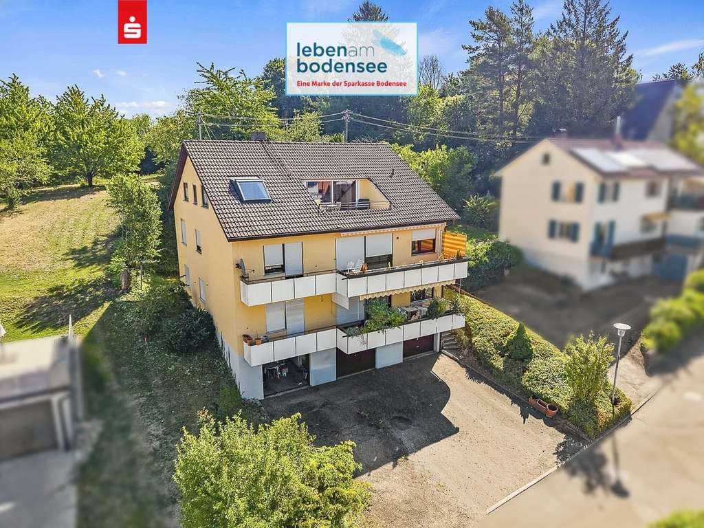 Immobilie in Meersburg - Weitblick vom Balkon! 3-Zimmer-Dachgeschosswohnung - Bild 0