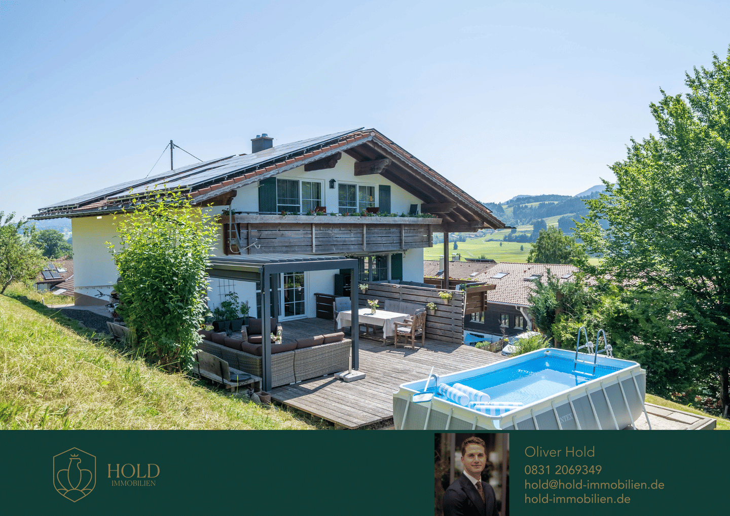 Immobilie in Rettenberg - Alpenfeeling pur: Zweifamilienhaus mit Bergblick in Rettenberg - Bild 0