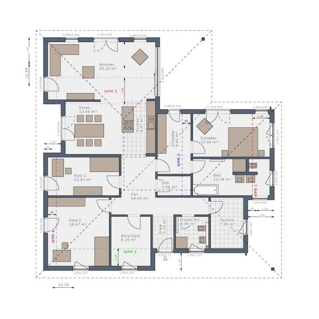 Immobilie in Heitersheim - Barrierefrei & Nachhaltig: Ihr Bungalow in Heitersheim 🏗️ - Bild 3