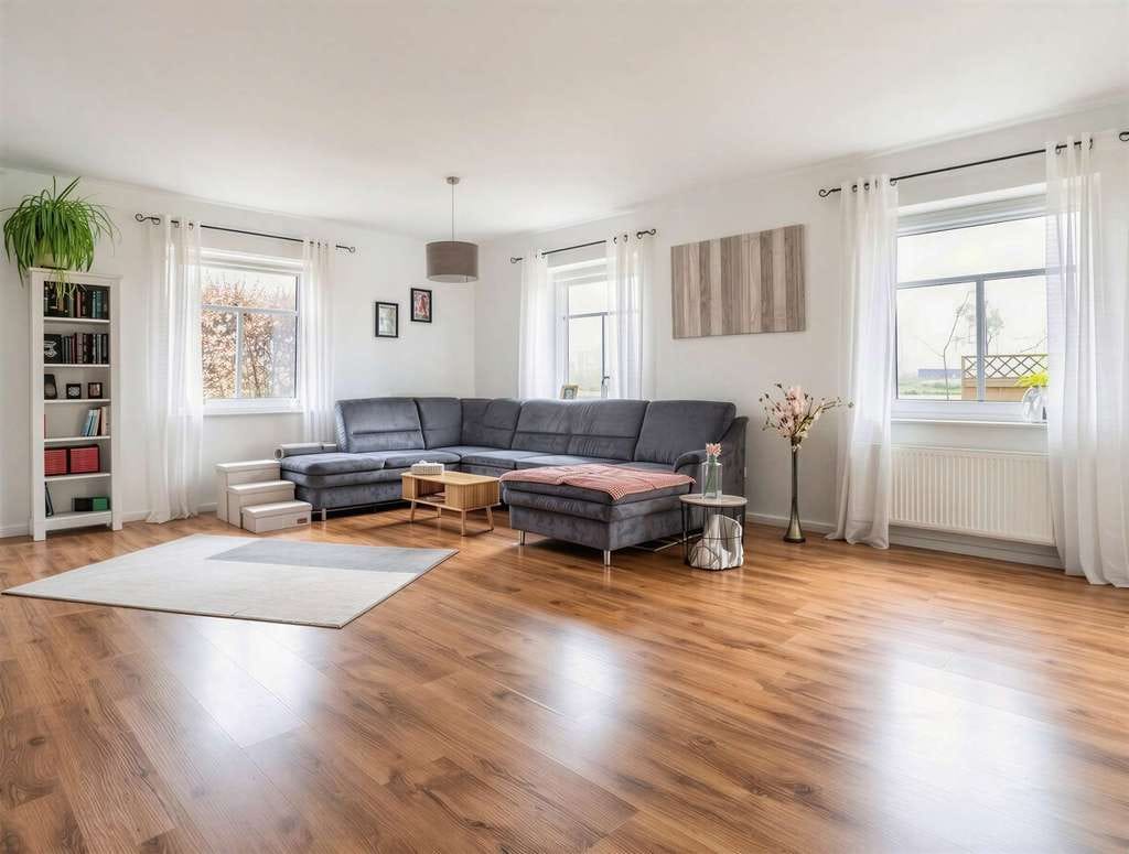 Immobilie in Upgant-Schott - Einfamilienhaus mit Weitblick, Kamin und großem Garten - Bild 1