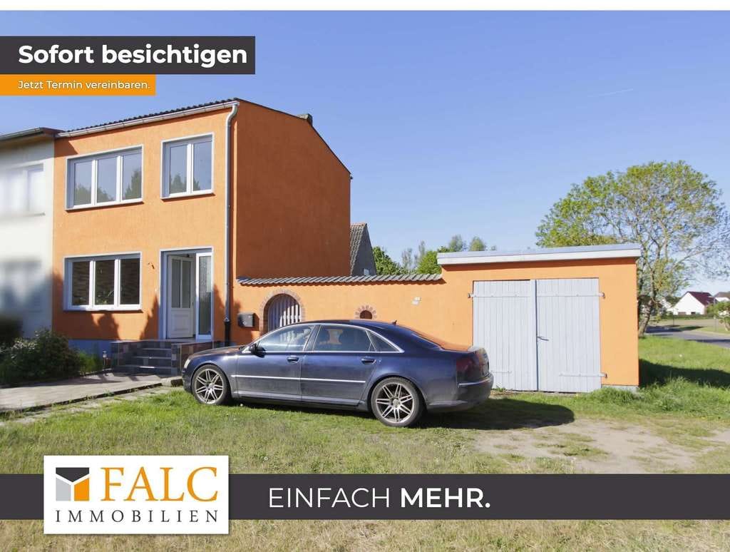 Immobilie in Obere Warnow - Solide Doppelhaushälfte mit großem Grundstück  in ländlicher Umgebung - Bild 0