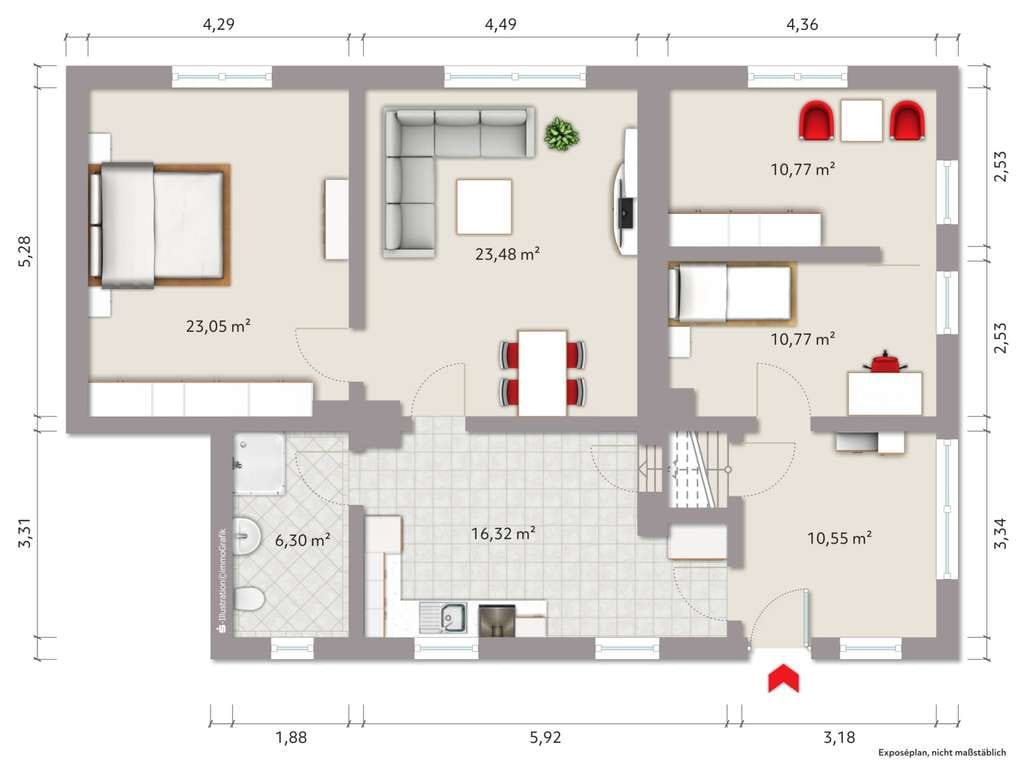Immobilie in Ueckermünde - Ein Haus am Haff - Endlich ein eigener Garten und Platz - Bild 2