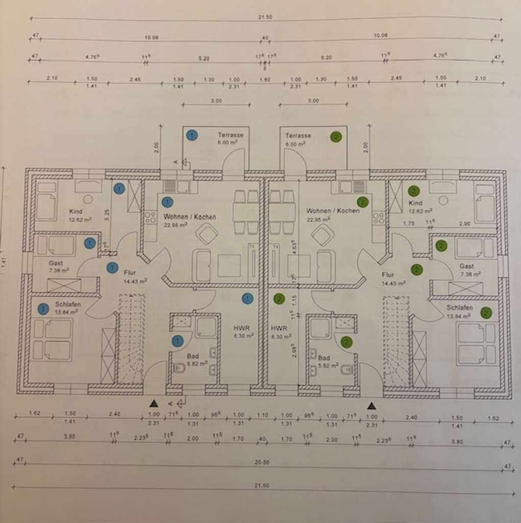 Immobilie in Böklund - Neubau: Doppelhaus mit zwei Wohneinheiten - Bild 1