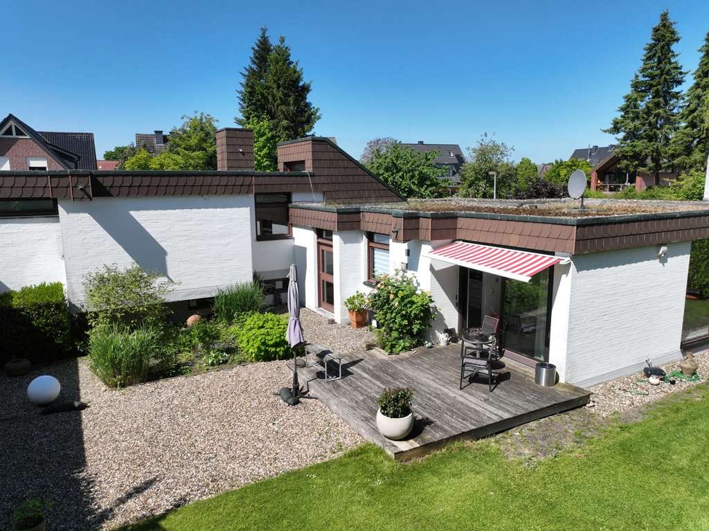 Immobilie in Nordwalde - Stilvolles Wohnen in Nordwalde! Sanierungsbedürftiger Splitlevel-Bungalow - Bild 1
