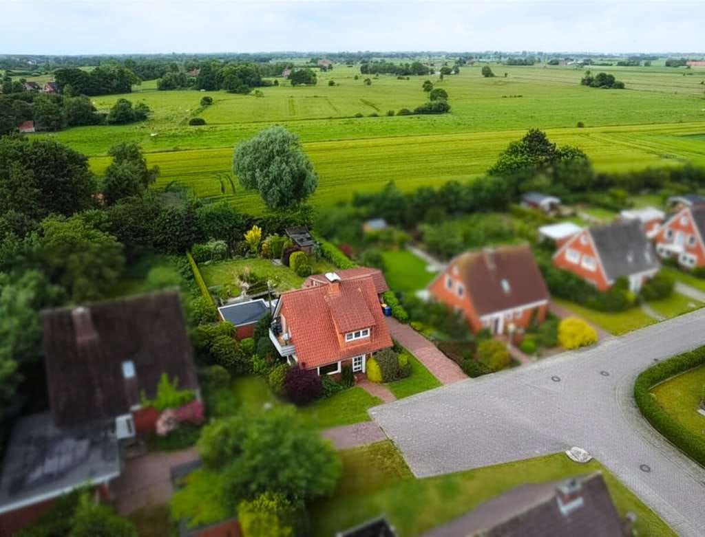 Immobilie in Esens - Großzügiges Einfamilienhaus mit Wintergarten, Kamin und Sauna in ruhiger Lage von Esens - Bild 2