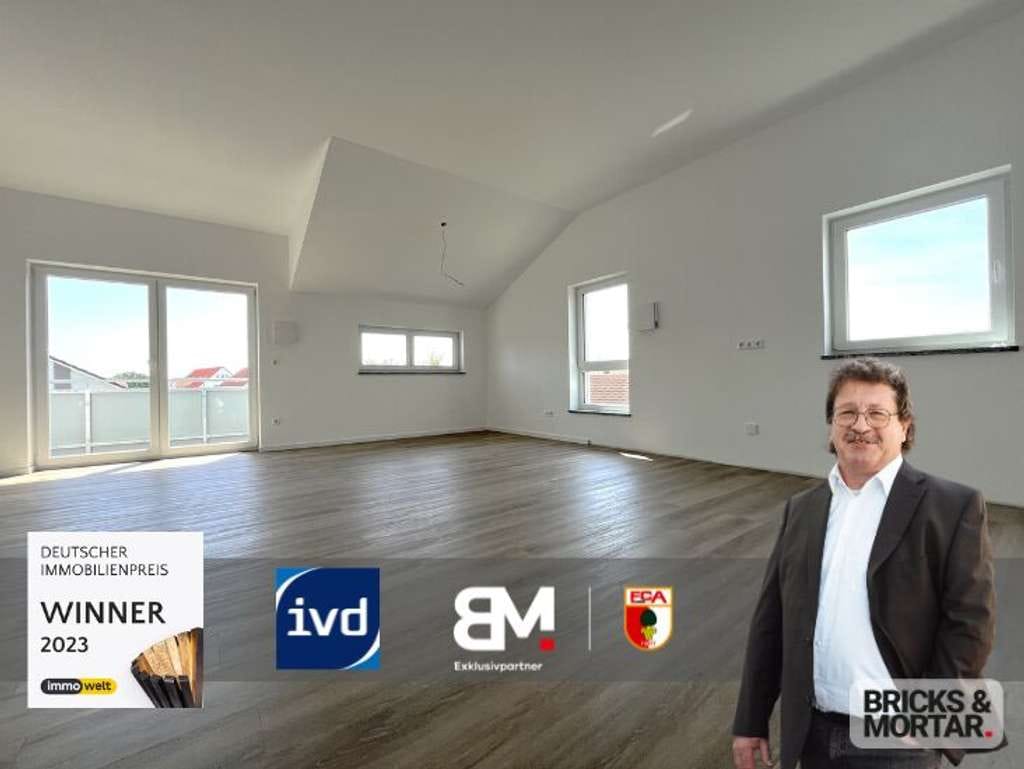 Immobilie in Deiningen - Exklusive, sonnendurchfluteten 4-Zimmer- Dachgeschosswohnung mit 2 Carport-Stellplätzen - Bild 0