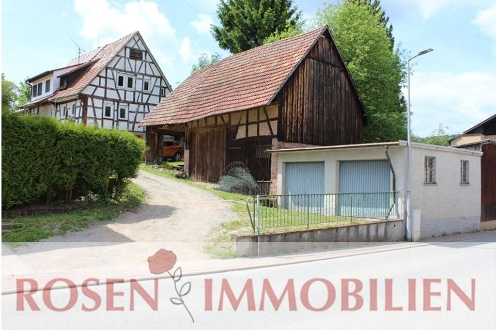 Immobilie in Wald-Michelbach - Fachwerk-DHH, Scheune und Doppelgarage - zentrale Lage - Bild 0