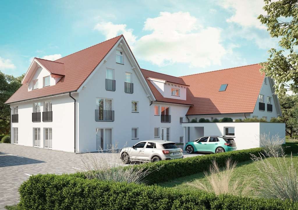 Immobilie in Wittnau - Dachgeschosswohnung mit 4,5 - Zimmern und Loggia - Hohe Decken mit wunderschöner Aussicht - Bild 2