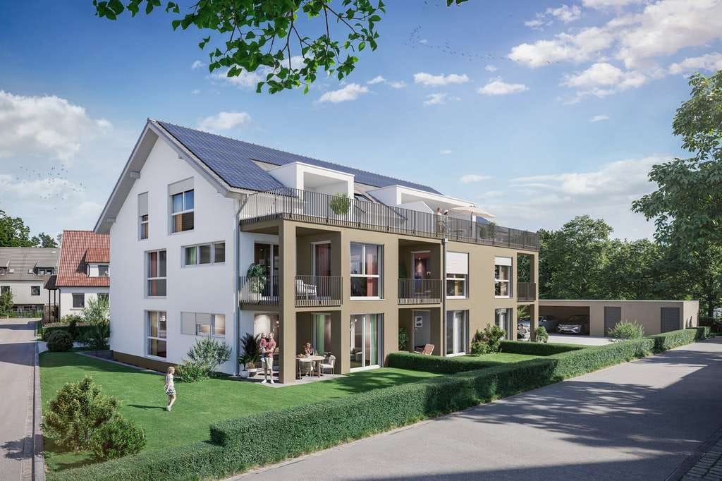 Immobilie in Riederich - Naubau-Wohnung UG Nr 9 inklusive Stellplatz Nr 1 // Riederich - Bild 0