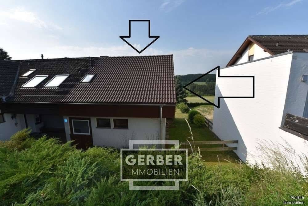 Immobilie in Berg - Wie ein Reiheneckhaus! Charmantes Garten-Refugium im Frankenwald - Bild 1