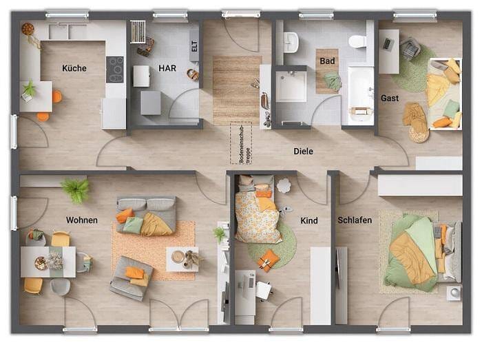 Immobilie in Geiselberg - EDITION-PLUS für mehr Komfort & GRATIS Sofort-Strom vom eigenen Dach - Hol dir jetzt deinen Bungalow! - Bild 3