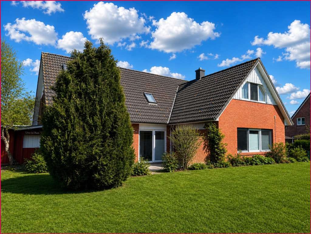 Immobilie in Garding - Zuhause mit Einliegerwohnung und direktem Zugang zur Natur - Bild 0