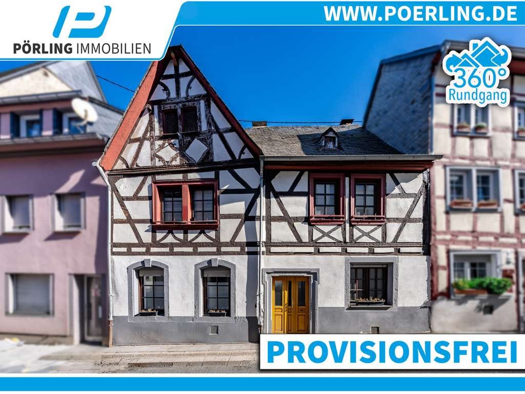 Immobilie in Münstermaifeld - Historisches Fachwerkjuwel + Scheune, Hofidylle & Ausbaupotenzial - Münstermaifeld – PROVISIONSFREI - Bild 0