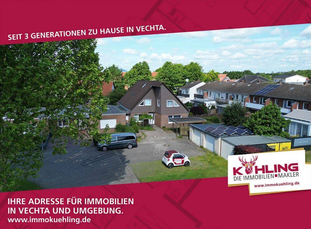 Immobilie in Vechta - Wo Familie Raum findet!  Geräumiges Einfamilienhaus mit Potential in zentraler Lage! - Bild 0