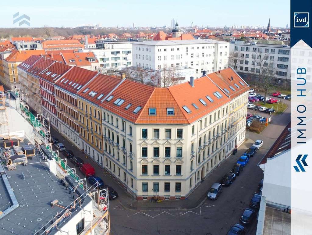 Immobilie in Leipzig - ++ 1.916 EUR/ m², 3,6% Anfangsrendite!  Gemütliches Single-Apartment im Leipziger Westen ++ - Bild 2