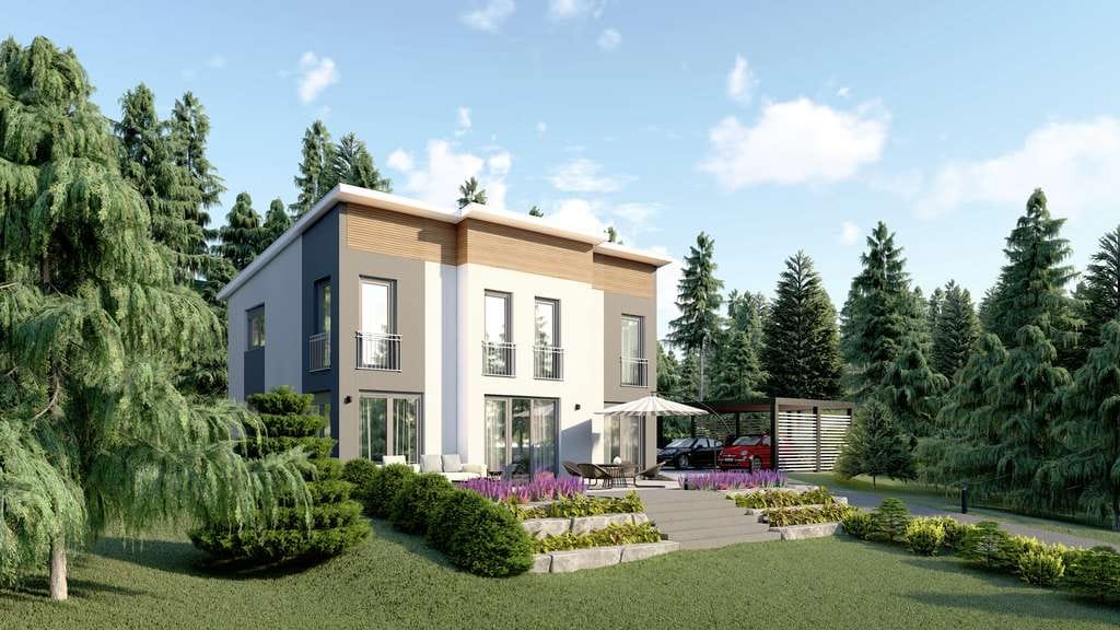 Immobilie in Pfarrkirchen - Stadtvilla ‚Kopenhagen‘ – Architektur und Wohnkomfort in Perfektion - Bild 0