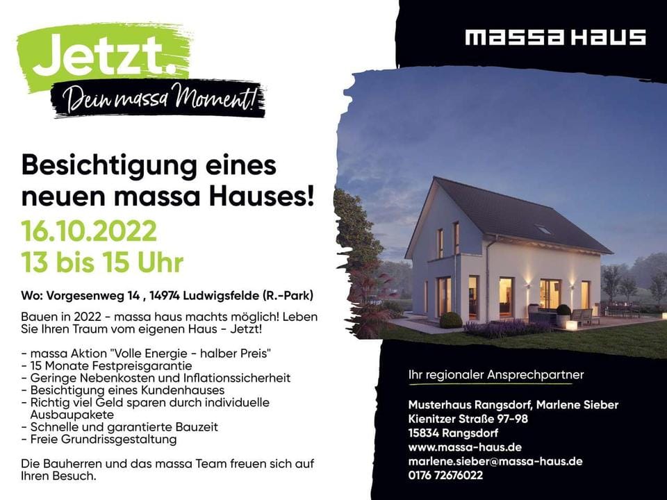 Immobilie in Golßen - BAUSTELLENBESICHTIGUNG am 16.10. von 13-15 Uhr! - Bild 0
