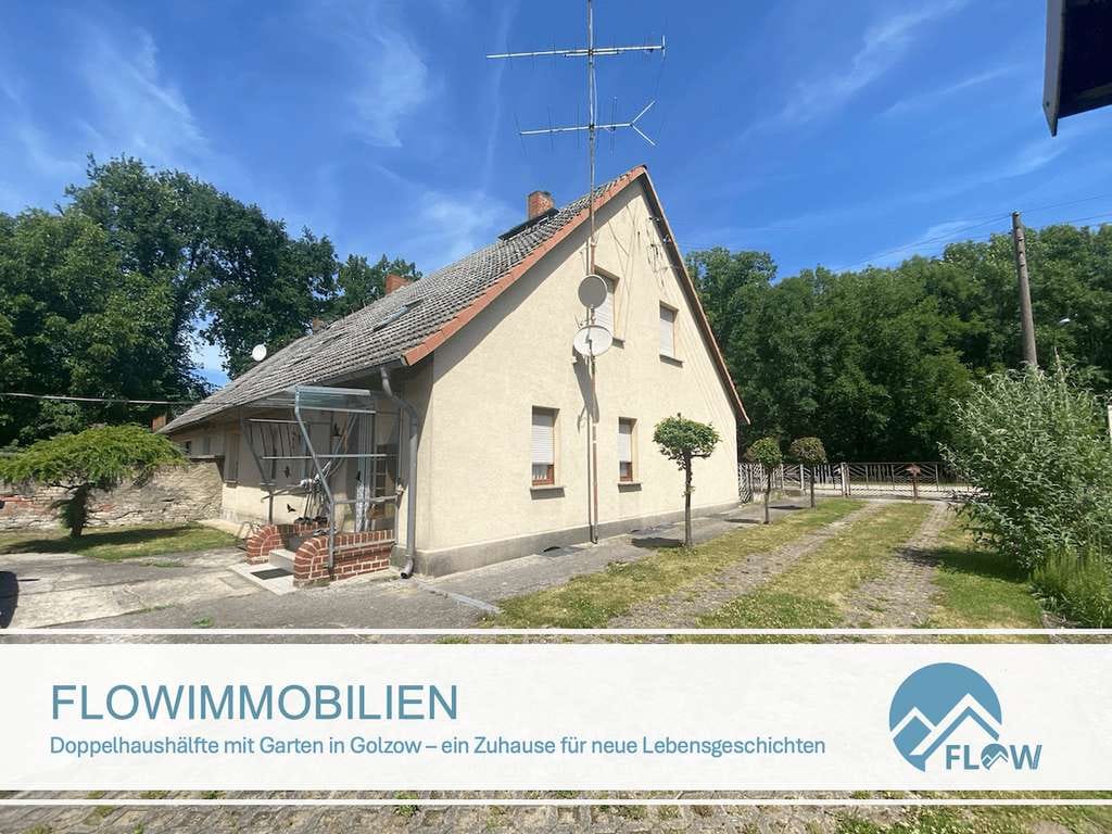 Immobilie in Golzow - Doppelhaushälfte mit Garten in Golzow - ein Zuhause für neue Lebensgeschichten - Bild 0