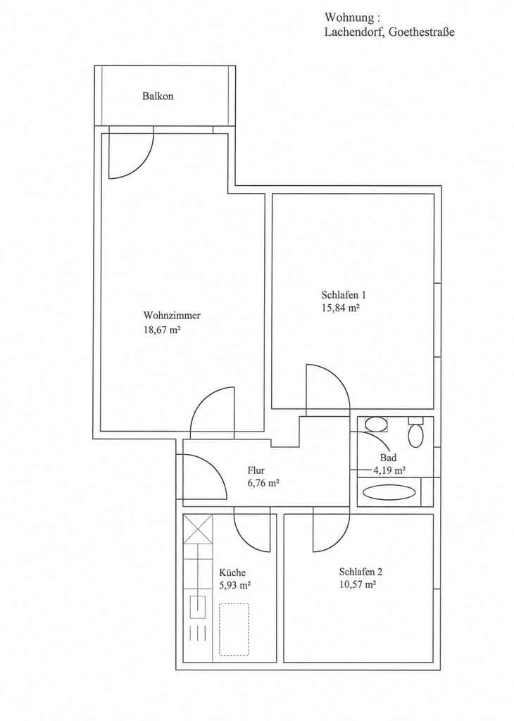 Immobilie in Lachendorf - 3 Zimmer Wohnung - provisionsfrei - Bild 1