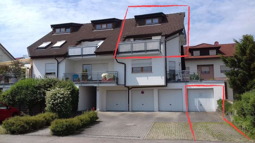Immobilie in Bretzfeld - Attraktive Maisonettewohnung mit freiem Weitblick - Bild 1