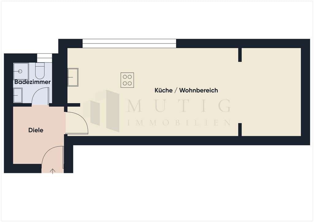 Immobilie in Stuttgart - Gemütliches Zuhause – Schöne 1,5-Zimmer-Wohnung im angesagten Lehenviertel - Bild 1