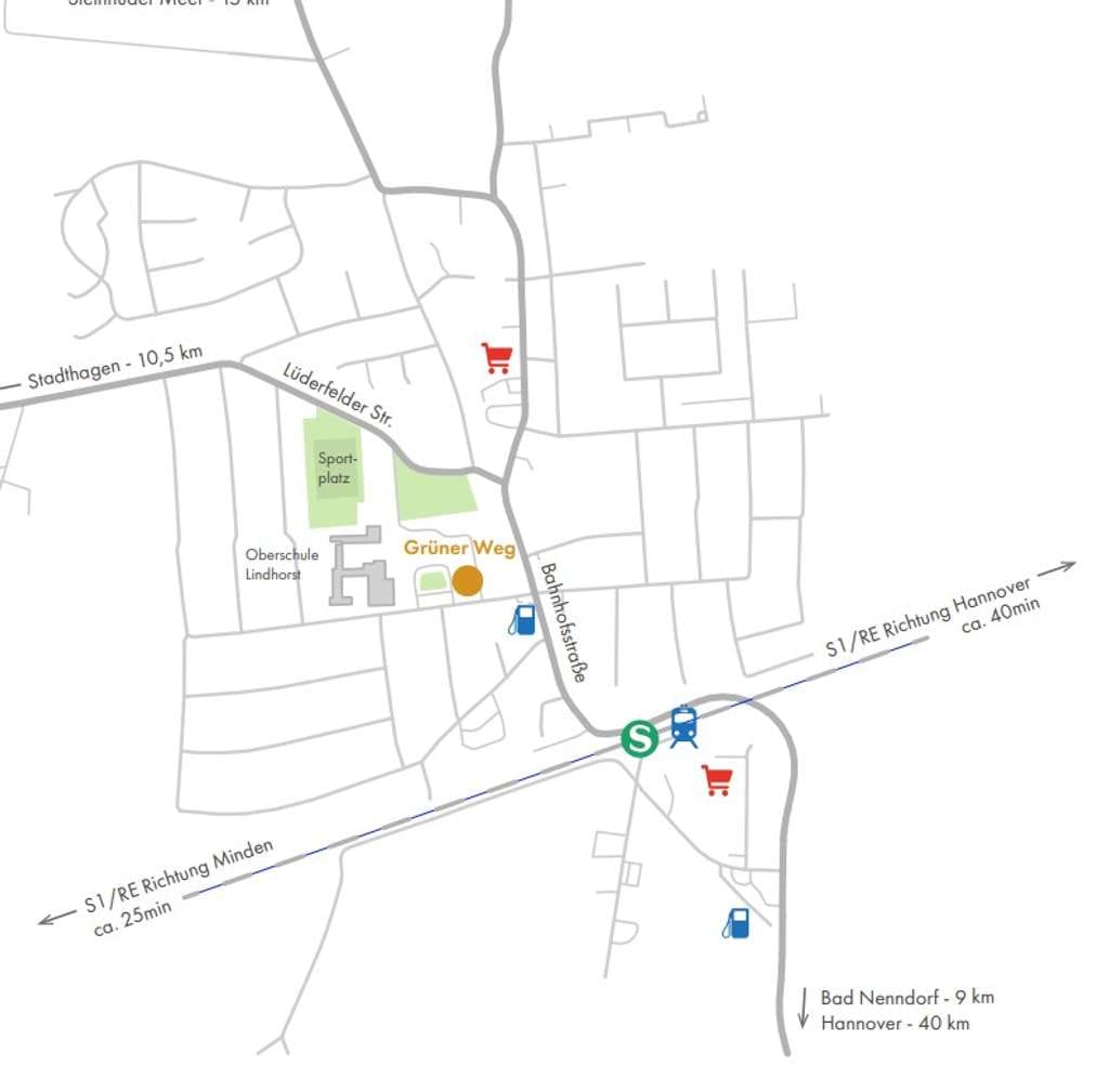 Immobilie in Lindhorst - Effizienzhaus 40 QNG 3-Zimmer-Neubauwohnung in zentraler Lage von Lindhorst - Bild 2
