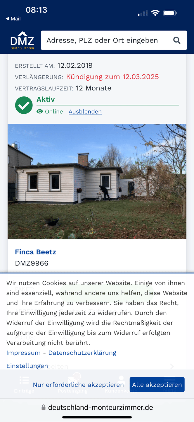 Immobilie in Kremmen - Natur trifft Ruhe + Erholung! 2 Bungalows - am Beetzer See - stehen für Sie bereit + Baugrundstück - Bild 2