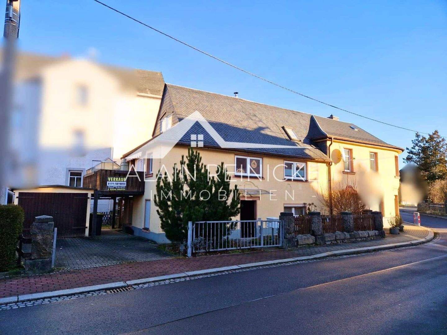 Immobilie in Burkhardtsdorf - Wohnen & kleines Gewerbe unter einem Dach - Bild 1