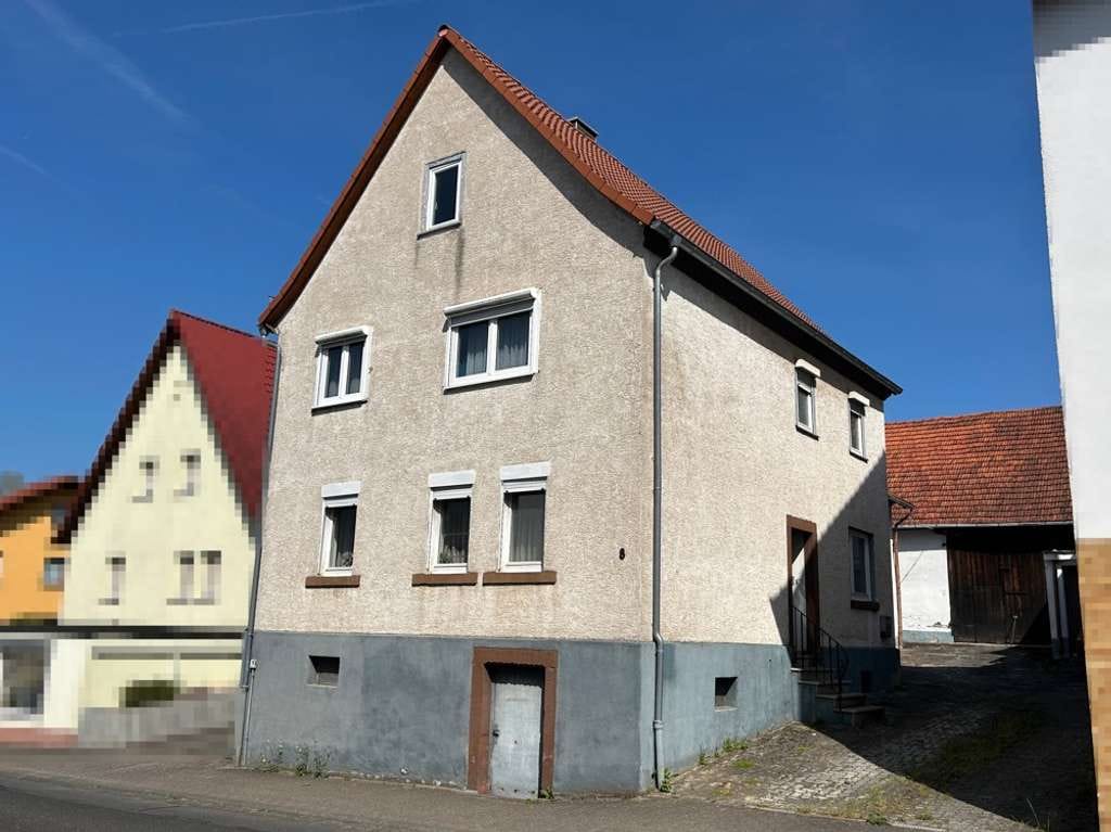 Immobilie in Röllbach - Einfamilienhaus mit Nebengebäuden und zusätzlichem Baugrundstück! - Bild 1