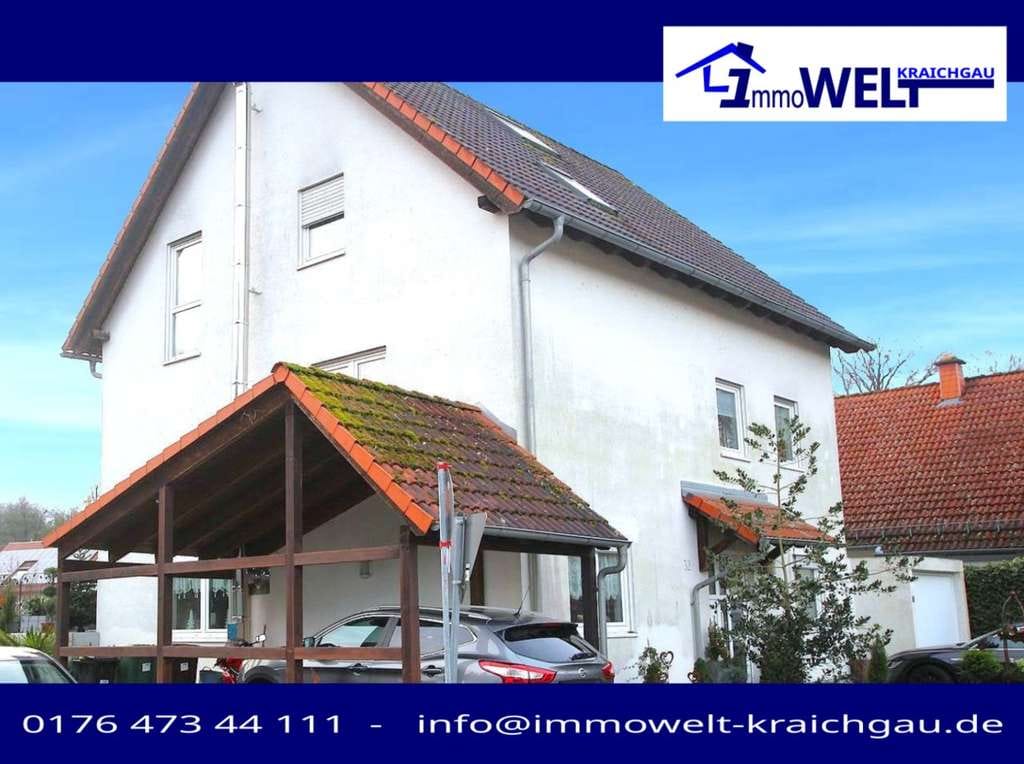 Immobilie in Eschelbronn - 1999 EFH mit über 200 qm Wohnfläche, Garten, Garage und Balkon - Bild 0