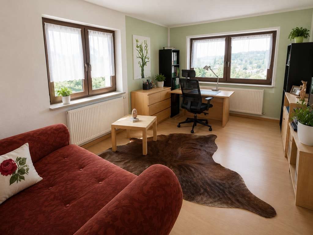 Immobilie in Zwiesel - 3-Zimmer-Eigentumswohnung mit Balkon, Garage und Gartenanteil in Zwiesel - Bild 3