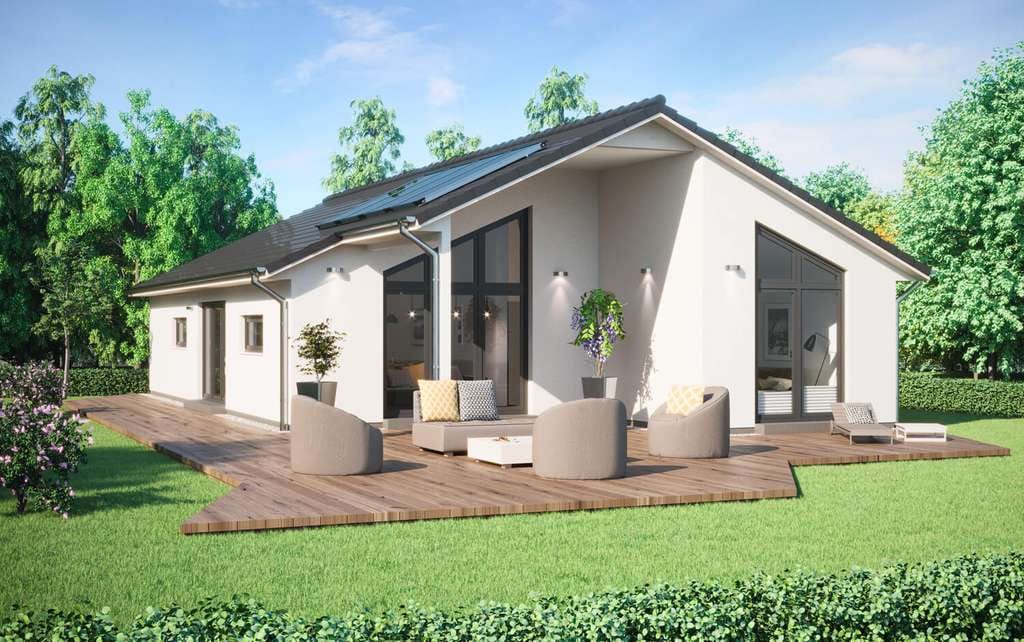 Immobilie in Oberlangen - Erst bauen dann zahlen- schlüsselfertiger Familienbungalow-KfW 40 - Bild 0