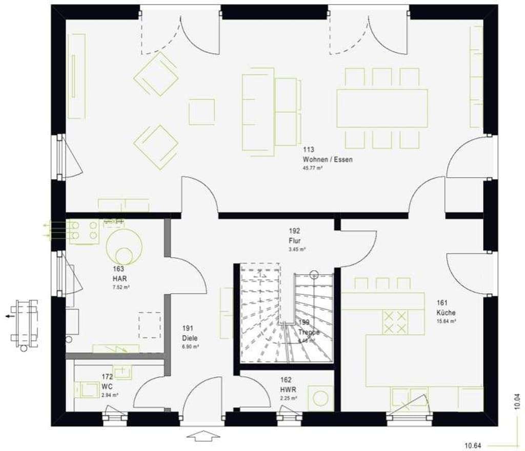 Immobilie in Alsdorf - Einfamilienhaus mit viel Raum 🏡 "LifeStyle 16.02 S" bauen mit massa haus - Bild 3