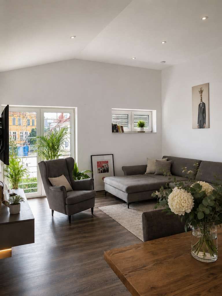 Immobilie in Merklingen - Moderne 3,5-Zimmer-Eigentumswohnung mit Balkon in hochwertiger Doppelhaushälfte - Bild 0