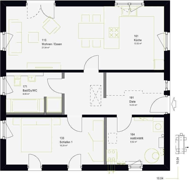 Immobilie in Aumühle - Stillvoller Neubau - Bungalow mit Komfort - Bild 0