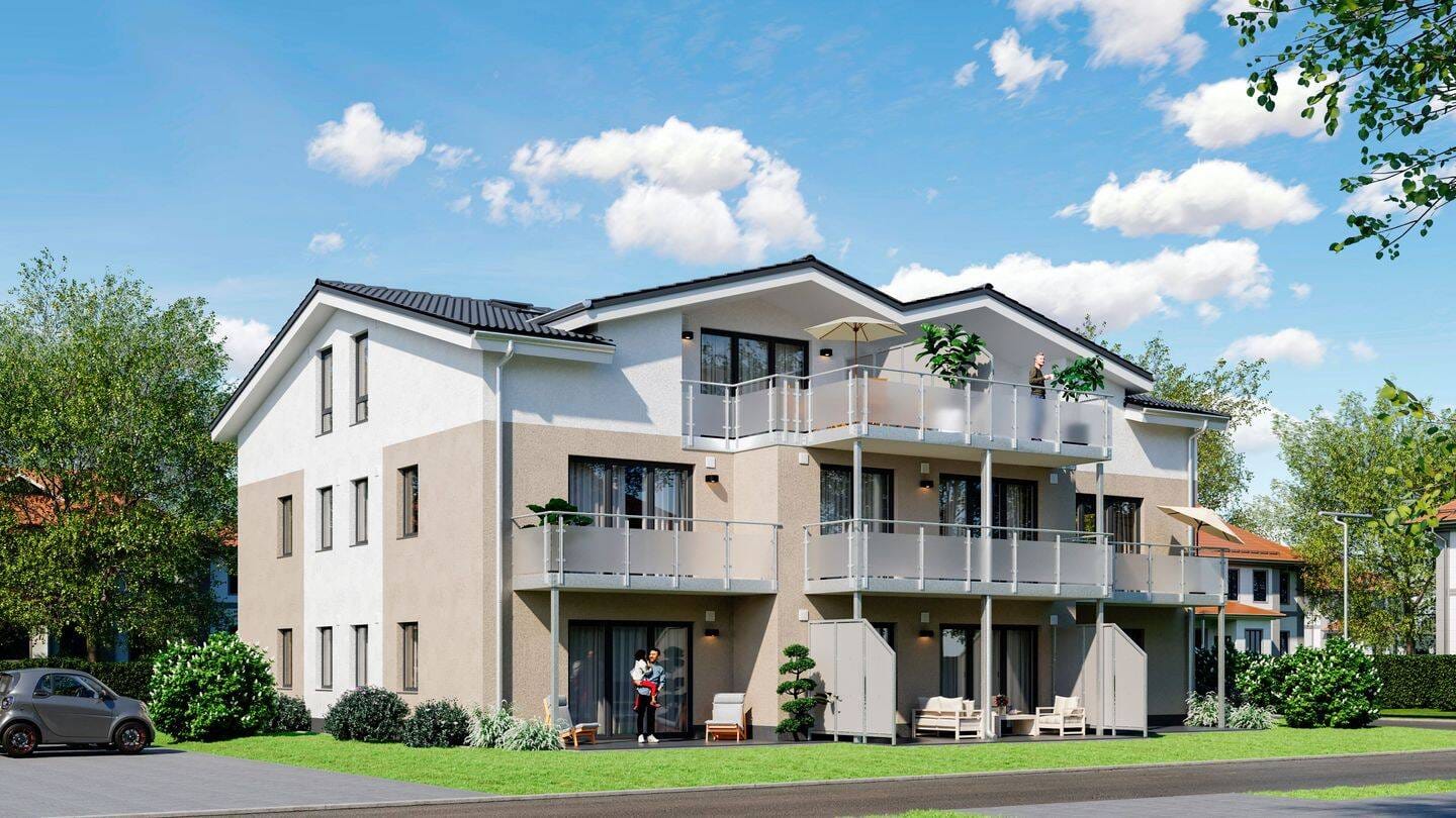 Immobilie in Kramerhof - Stralsund-Parow - 8 Neubau-Wohnungen - morderne Holzbauweise - Bild 0
