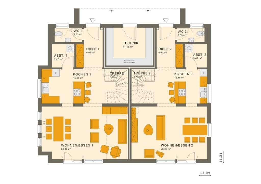 Immobilie in Rohrenfels - Zweifamilienhaus in Form  vom Doppelhaus, perfekt für 2 Familien in Rohrenfels - Bild 2