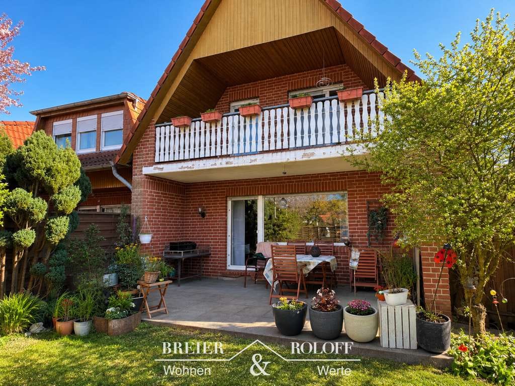 Immobilie in Steyerberg - Gepflegtes Reihenendhaus mit Vollkeller, Garten und Carport in Steyerberg - Bild 1
