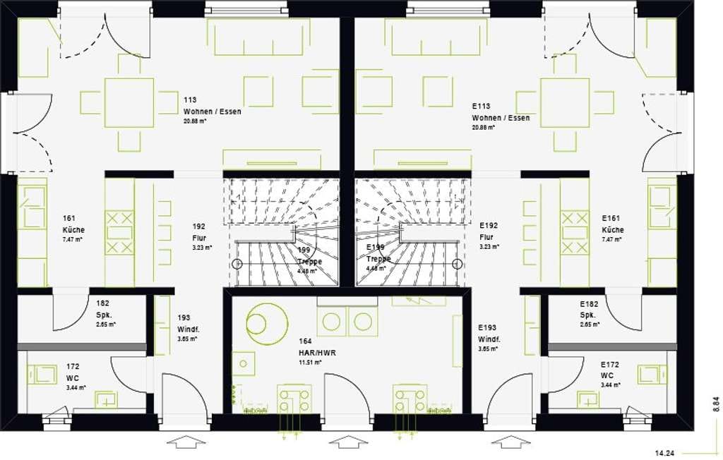 Immobilie in Winterhausen - Großes Zweifamilienhaus. Der Schmuckkasten für Ihre Familienschätze - Bild 4