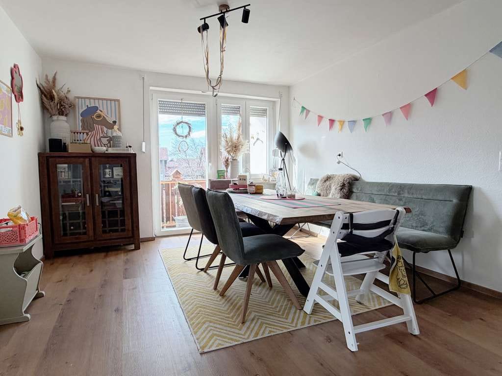 Immobilie in Biessenhofen - renovierte Wohnung mit 2 Balkone - EBK und Stellplatz - Bild 0
