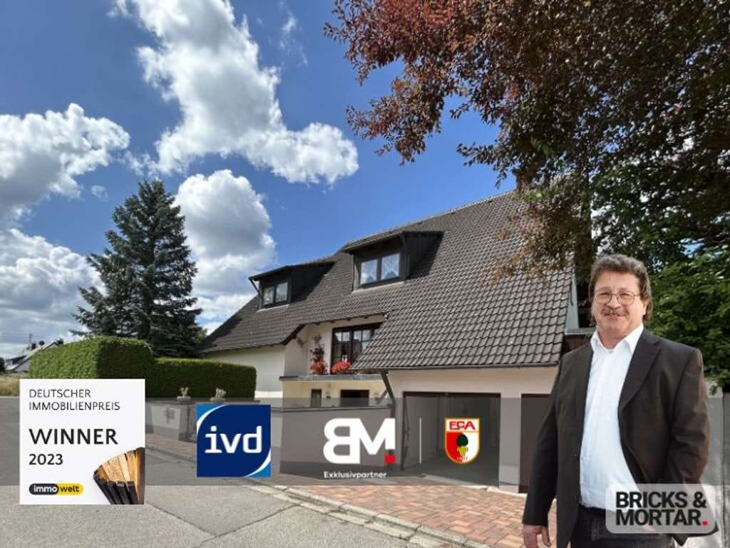 Immobilie in Diedorf - Viel Platz für die ganze Familie oder wohnen und arbeiten unter einem Dach -ruhige Wohnlage- - Bild 0