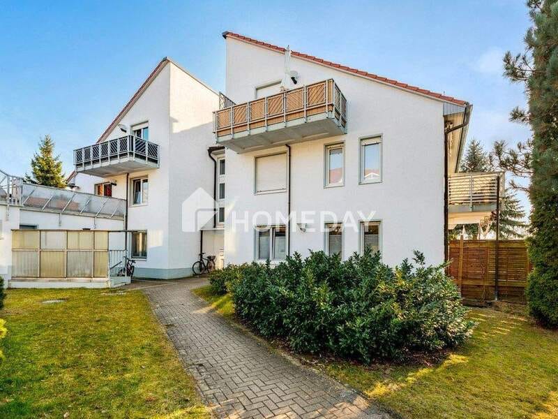 Immobilie in Nuthetal - Helle und gemütliche 2-Zimmer-Wohnung mit Südwestbalkon, Stellplatz und Erbbaurecht - Bild 0